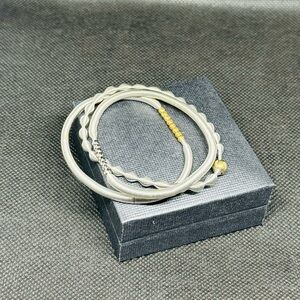 Trio Silver Tone Stretchable Bracelets